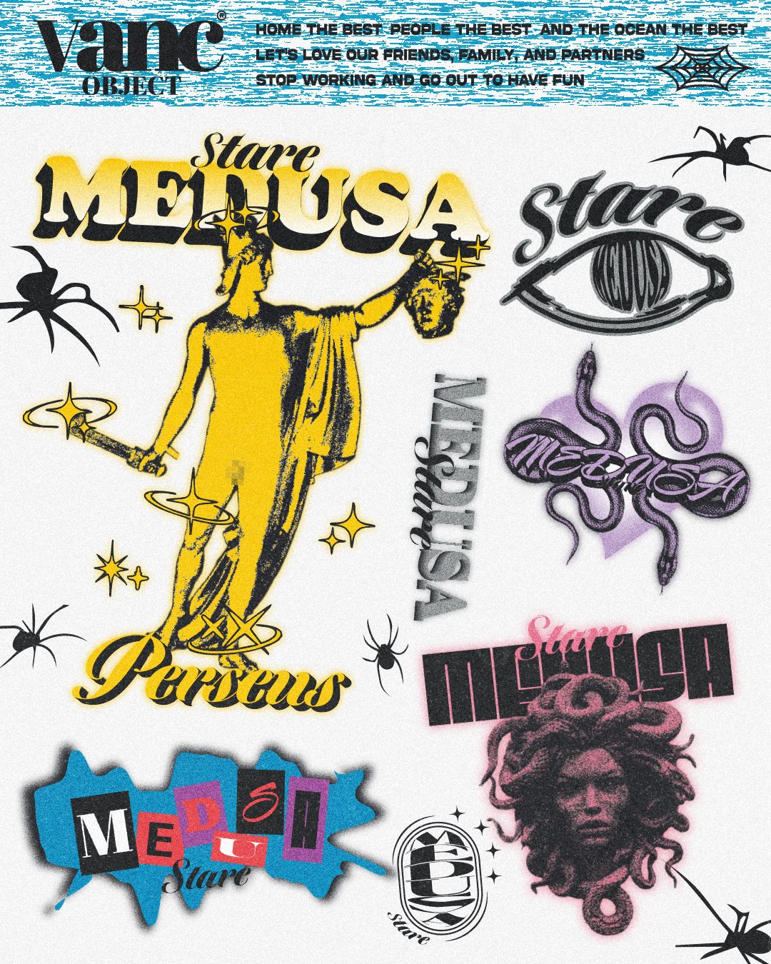 Medusa 스티커 시트